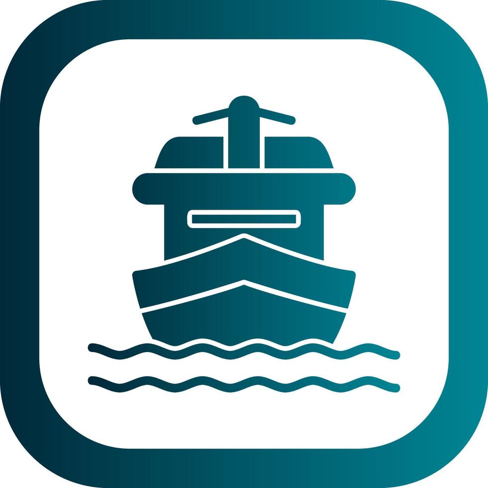 Yatch Vector Icon Design