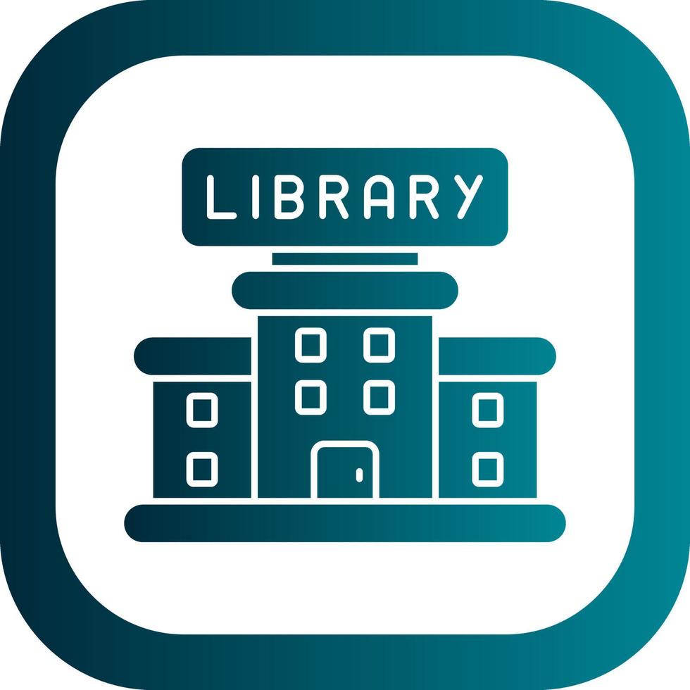 Library Vector Icon Design