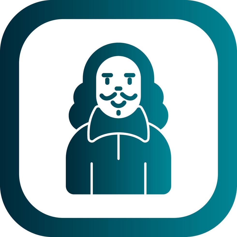 Shakespeare Vector Icon Design