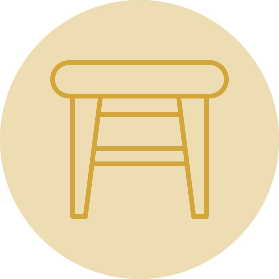 Stool Vector Icon Design