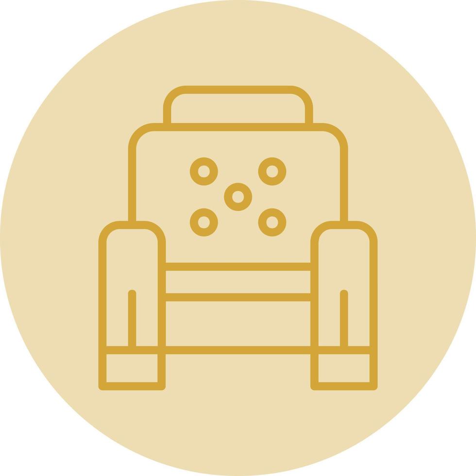 Armchair Vector Icon Design