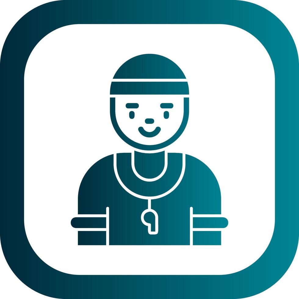 Trainer Vector Icon Design