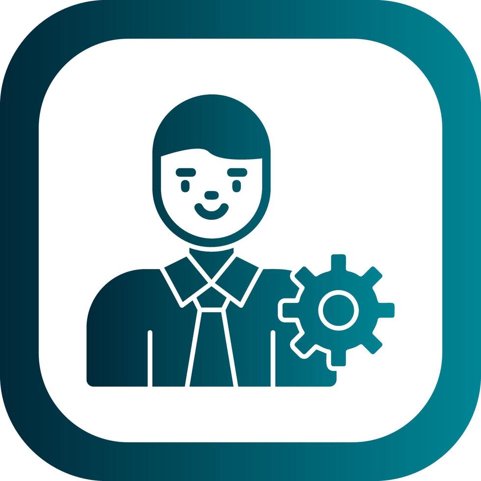 Engineer Vector Icon Design