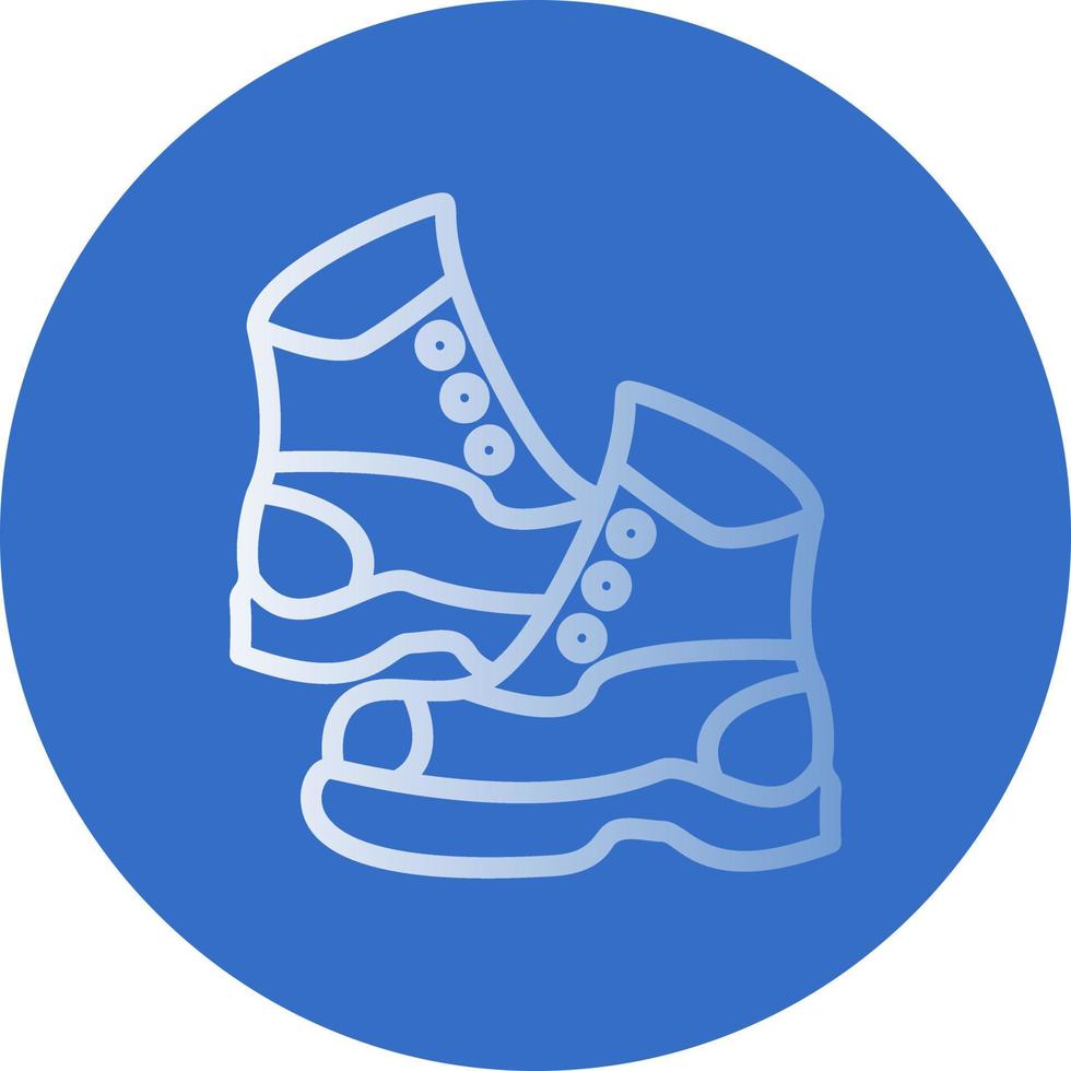 diseño de icono de vector de botas