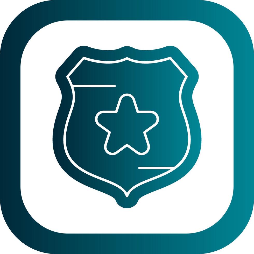 Police Shield Vector Icon Design