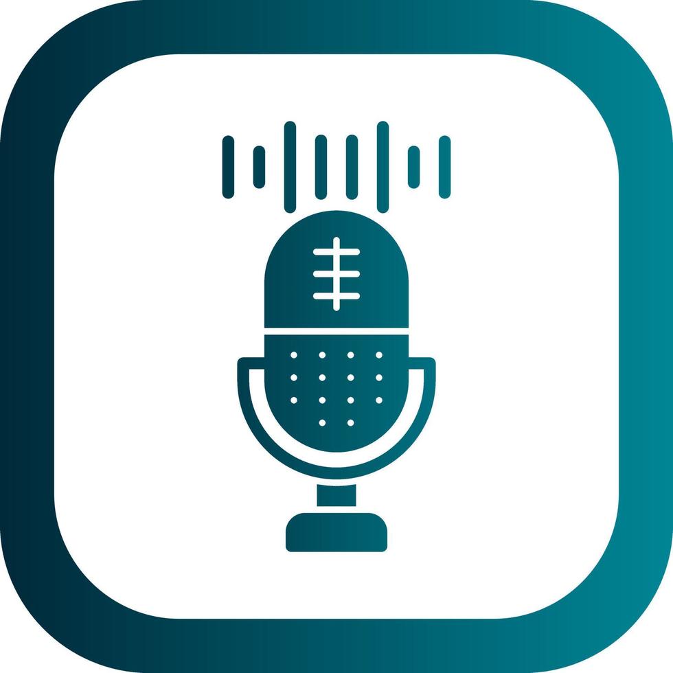 Voice Recording Vector Icon Design