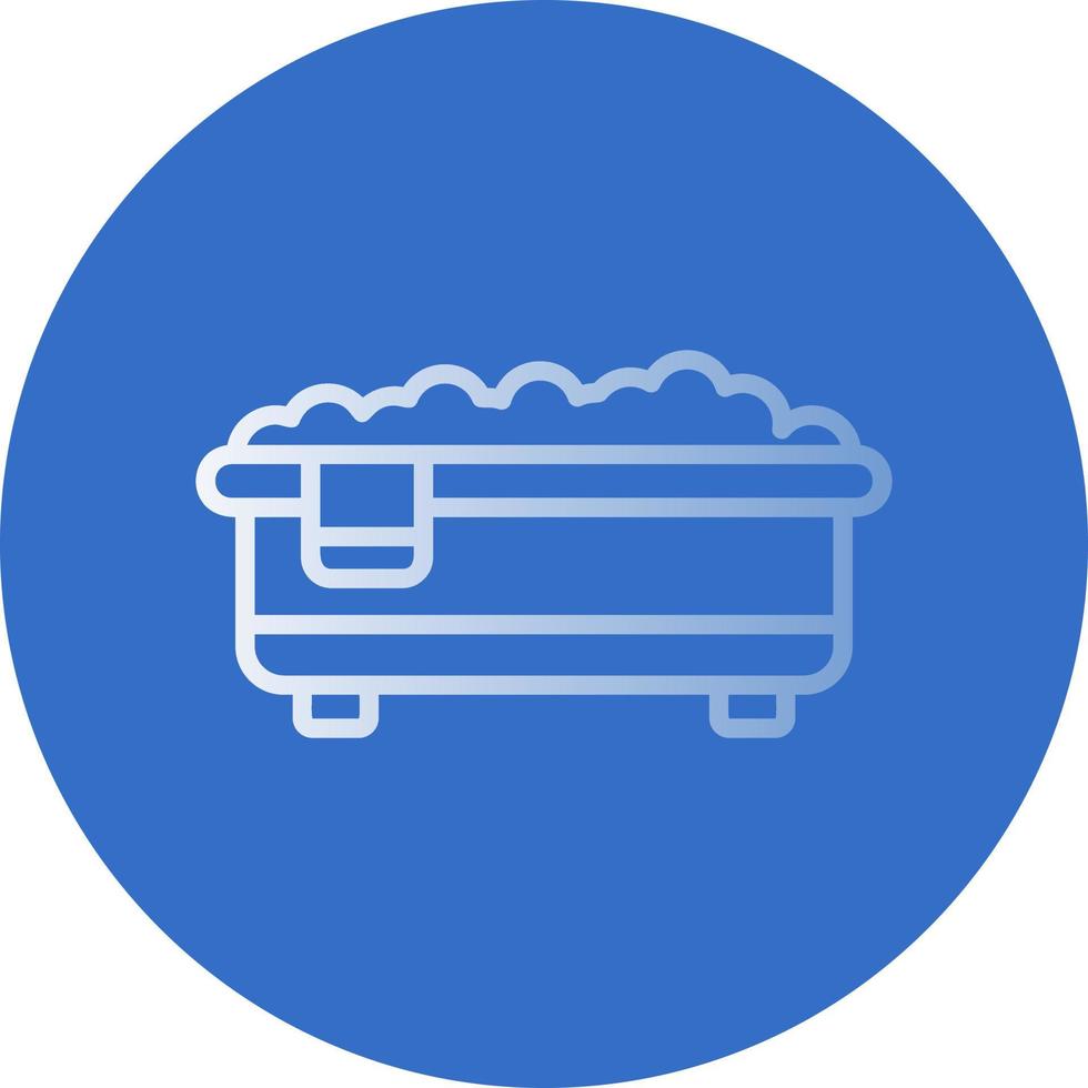 Bath Tub Vector Icon Design