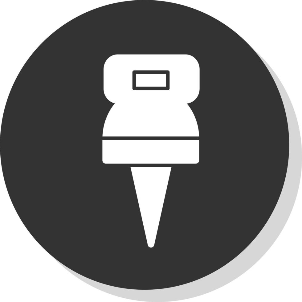 Push Pin Vector Icon Design