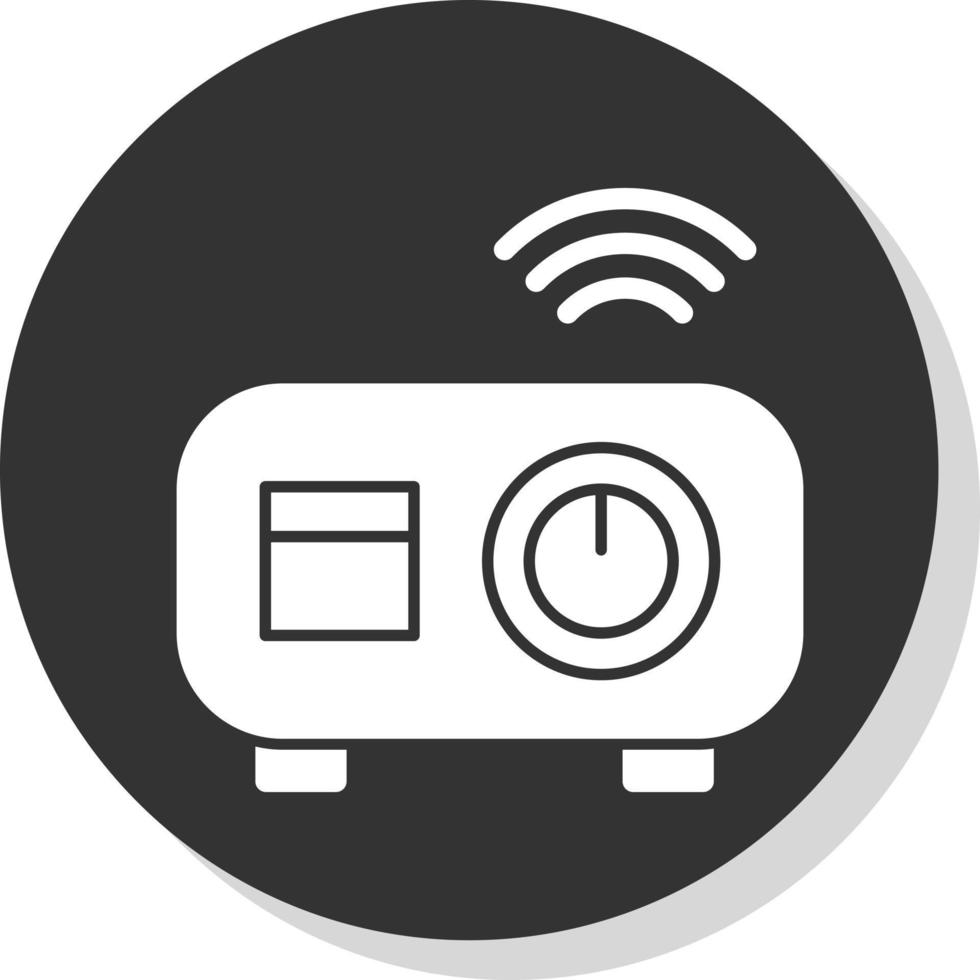 diseño de icono de vector de proyector de video