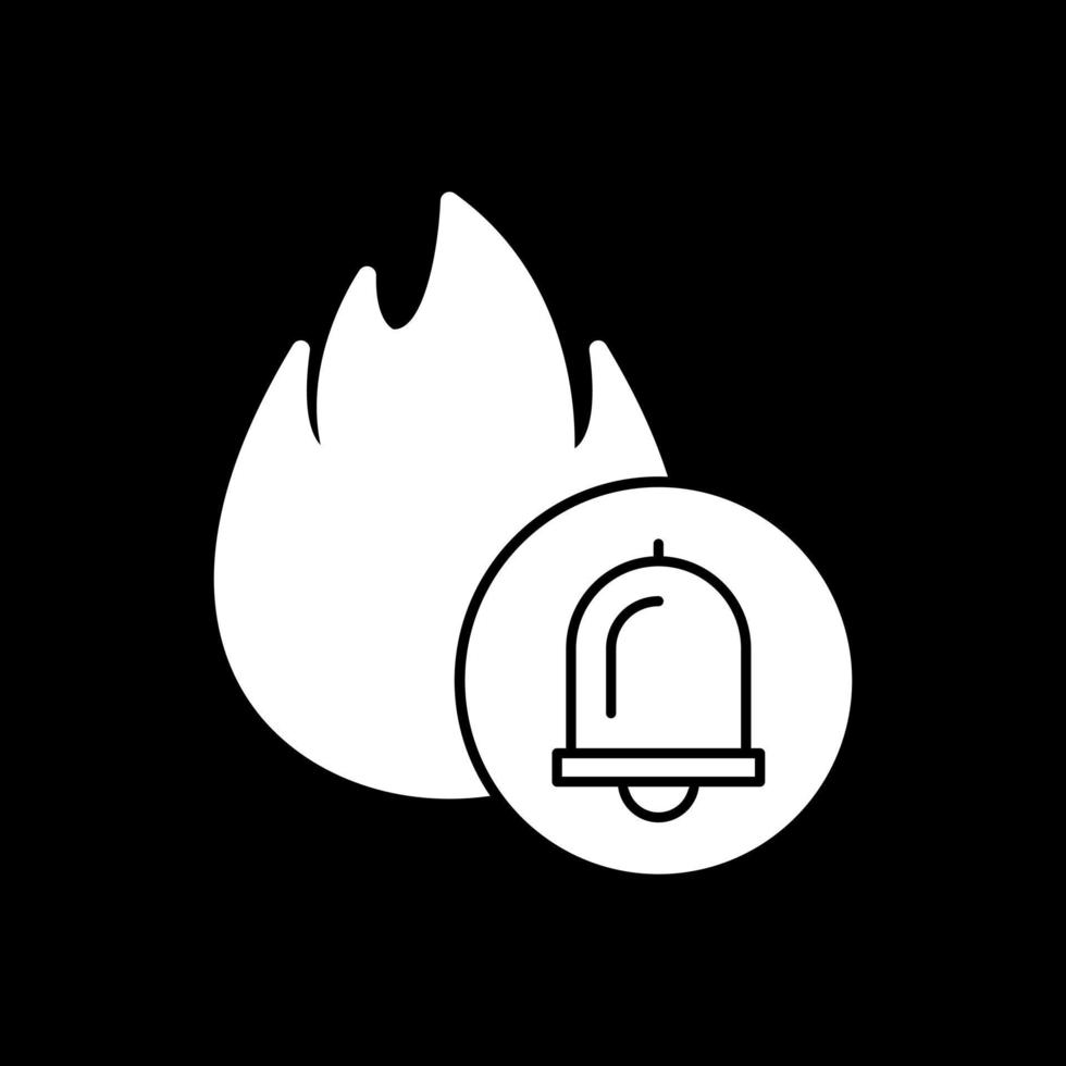 diseño de icono de vector de alarma de incendio