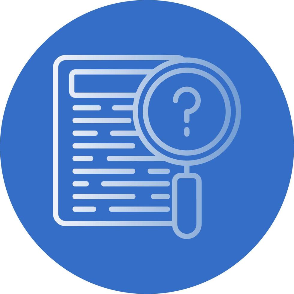Evidence Vector Icon Design