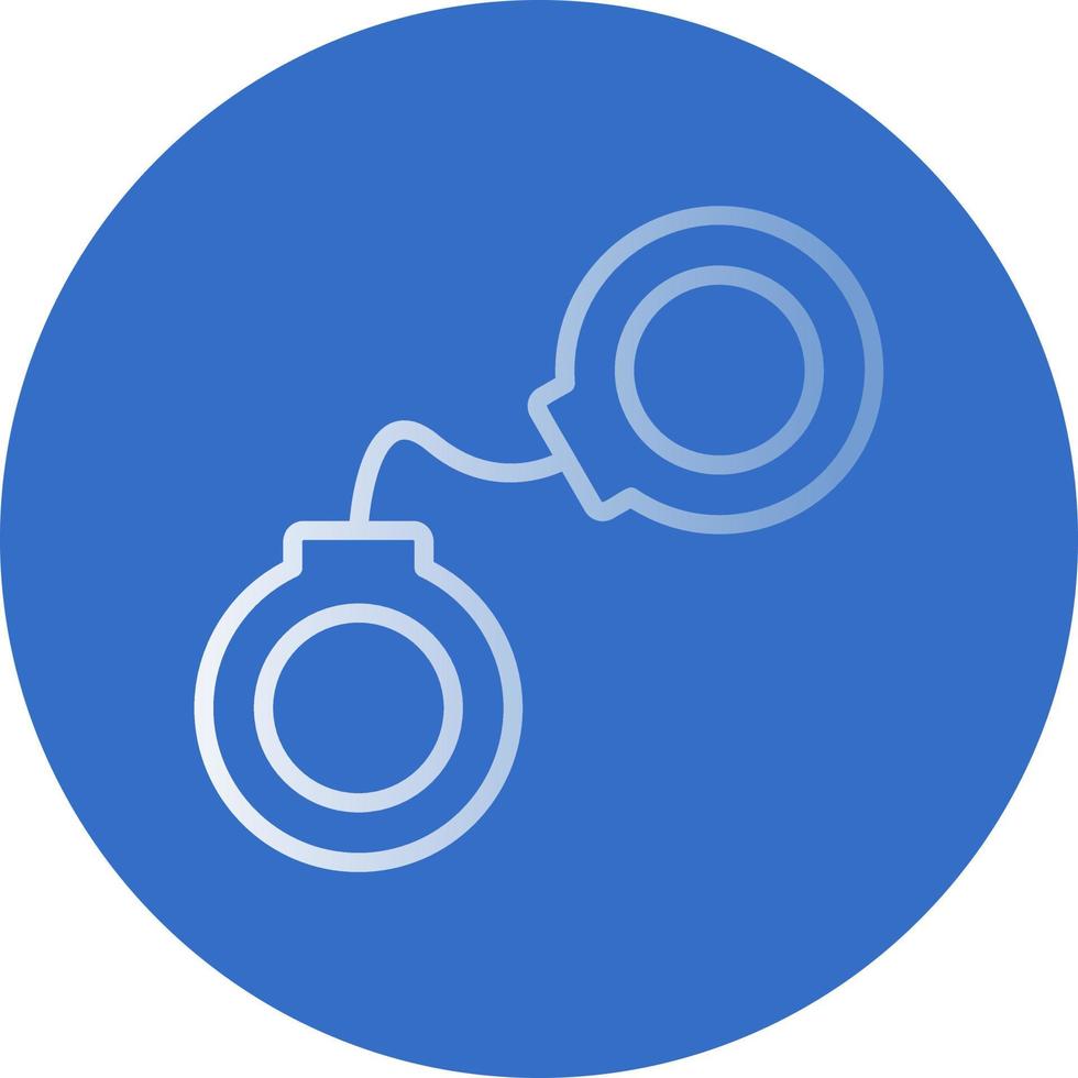 Handcuffs Vector Icon Design