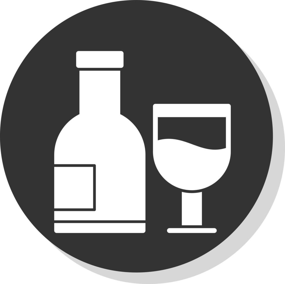 Alcoholic Drink Vector Icon Design