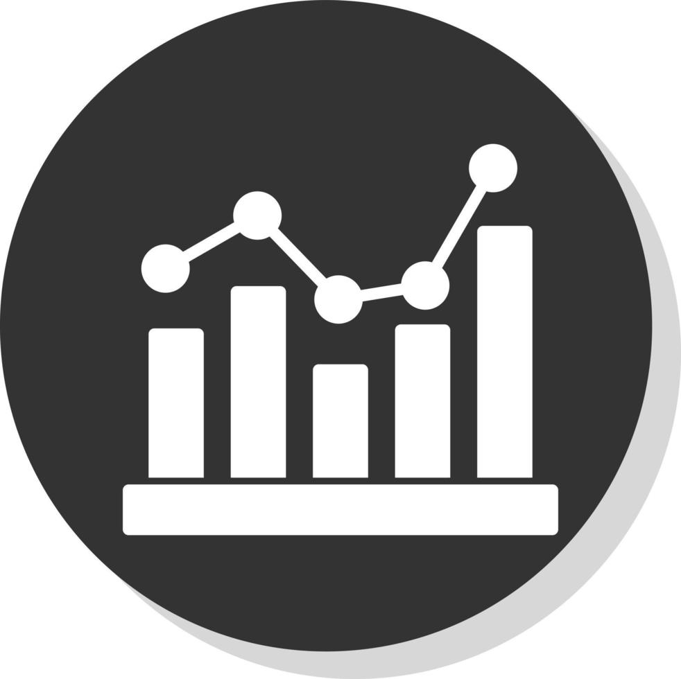 Bar Chart Vector Icon Design