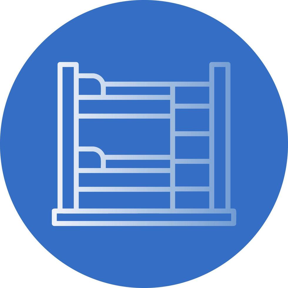 Bunk Bed Vector Icon Design