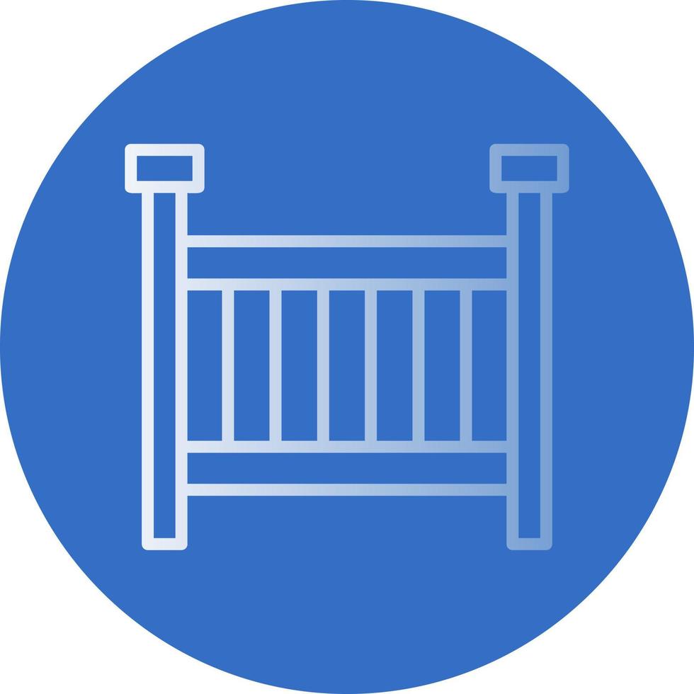 Crib Vector Icon Design