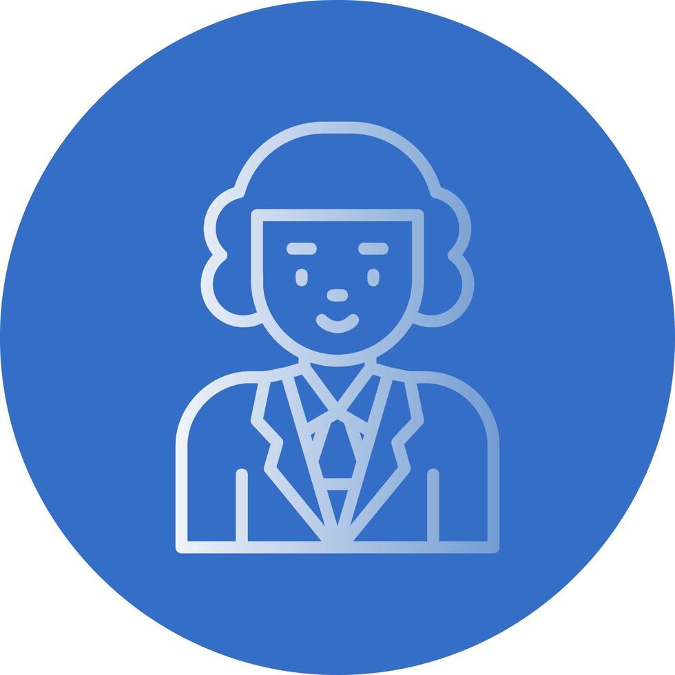 Judge Vector Icon Design
