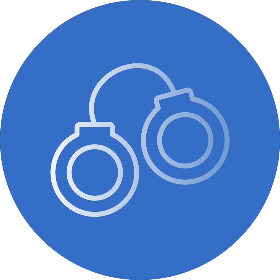 Handcuffs Vector Icon Design