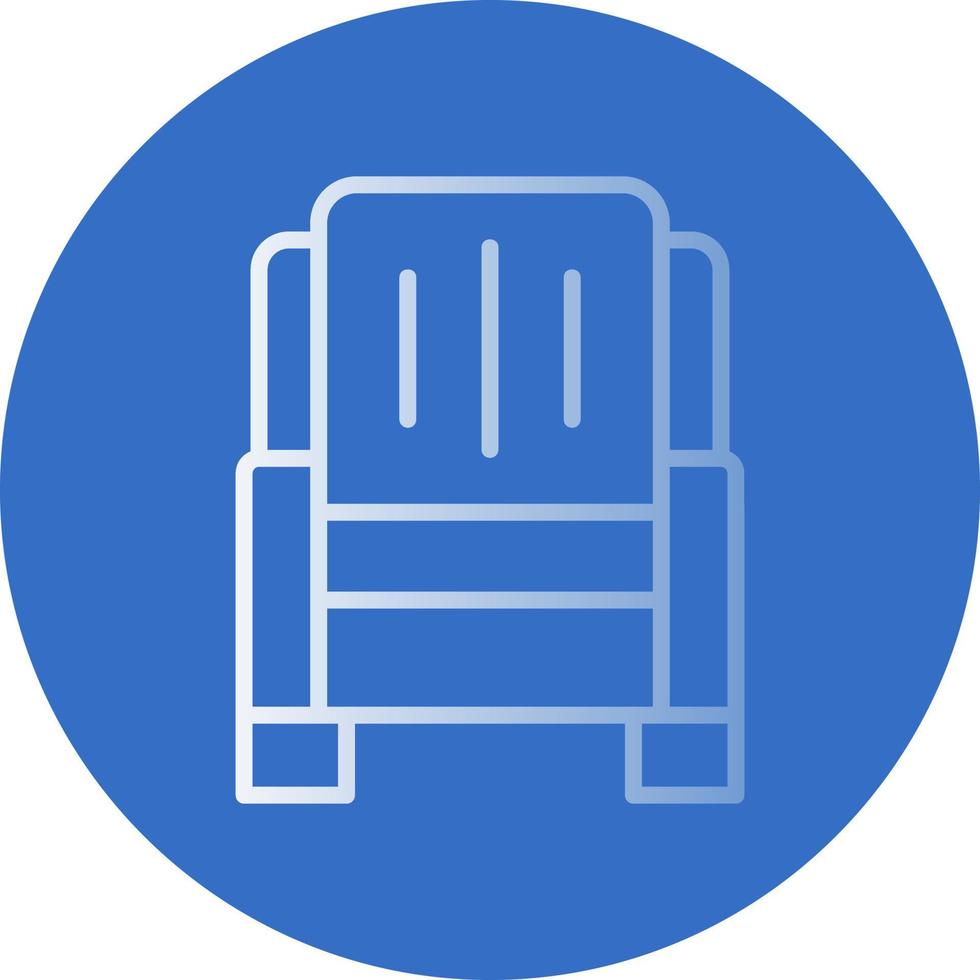 Armchair Vector Icon Design