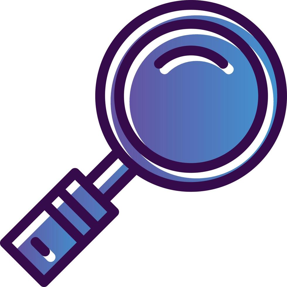 Magnifying Glass Vector Icon Design