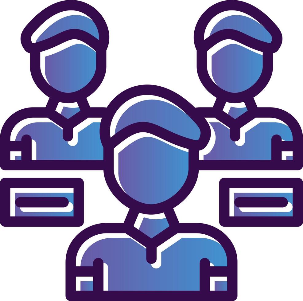 Audience Vector Icon Design