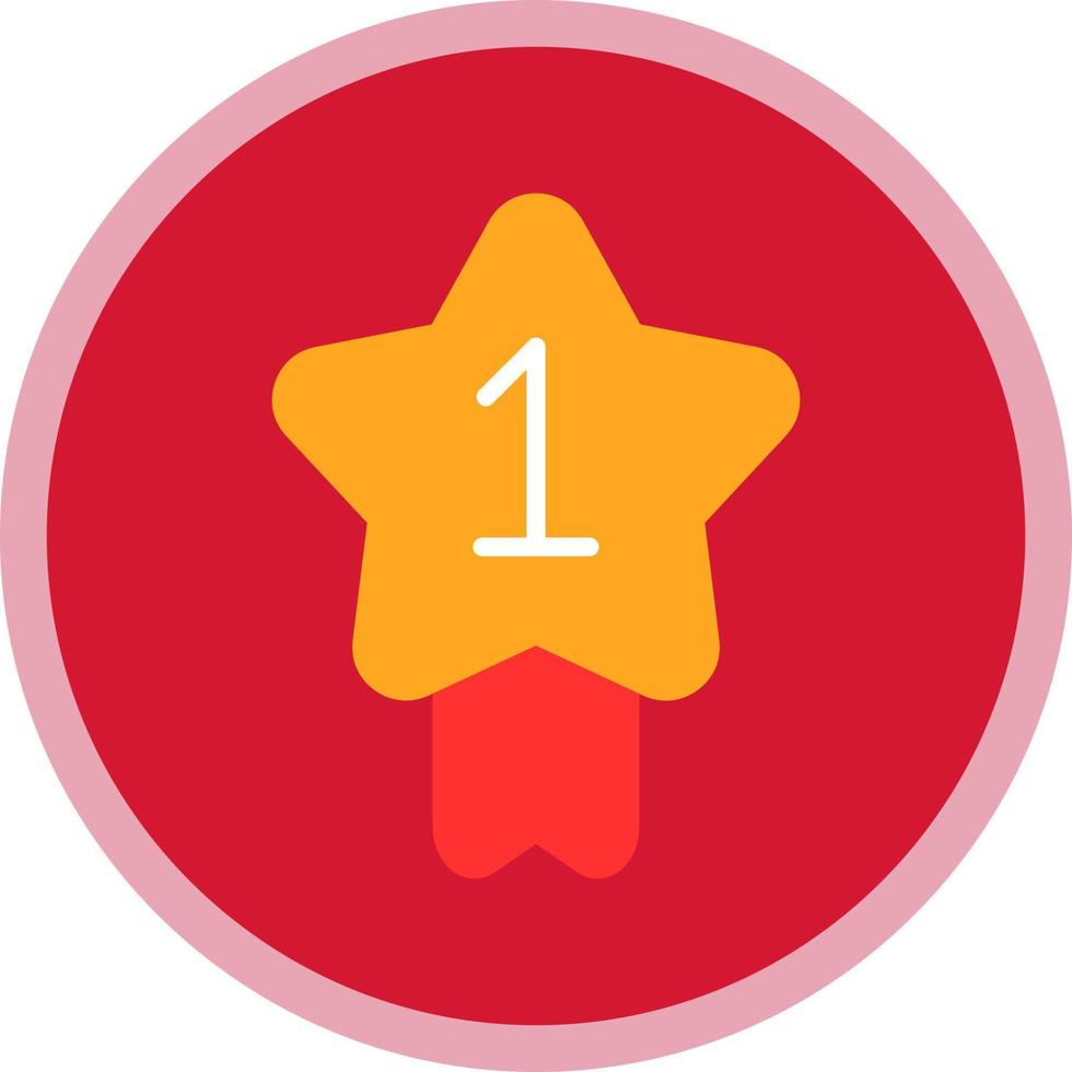 First Prize Vector Icon Design