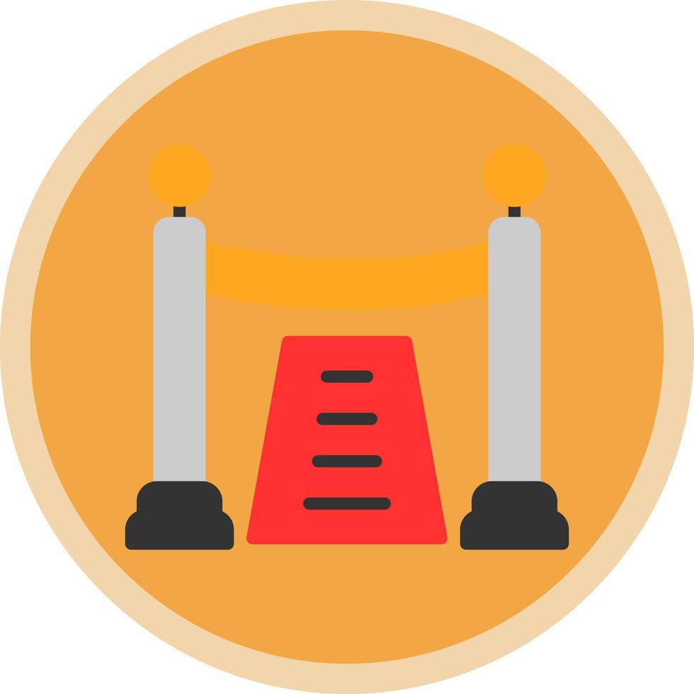Red Carpet Vector Icon Design