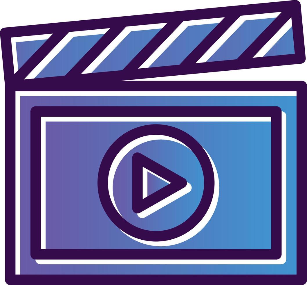 Video Making Vector Icon Design