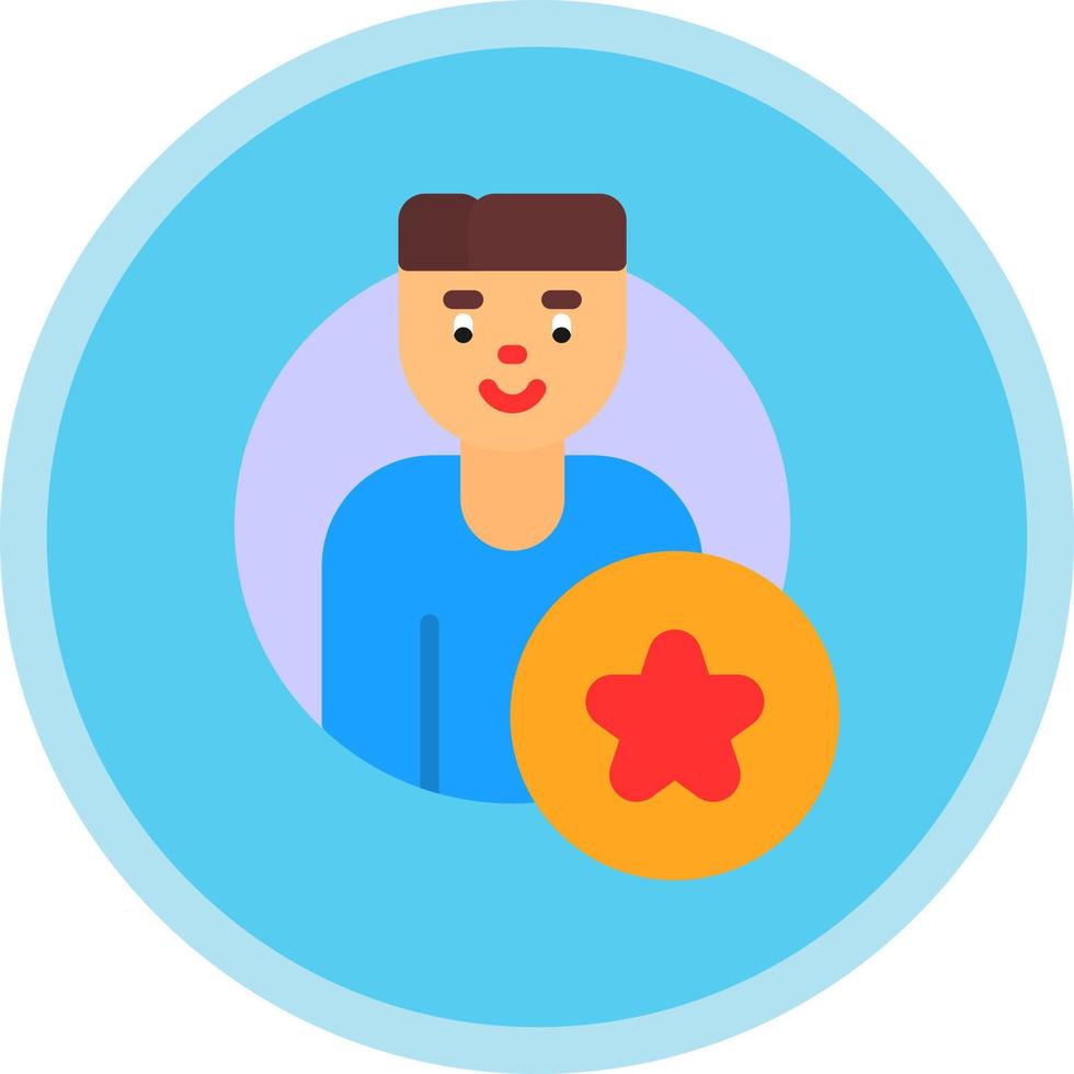 Employee Of The Year Vector Icon Design