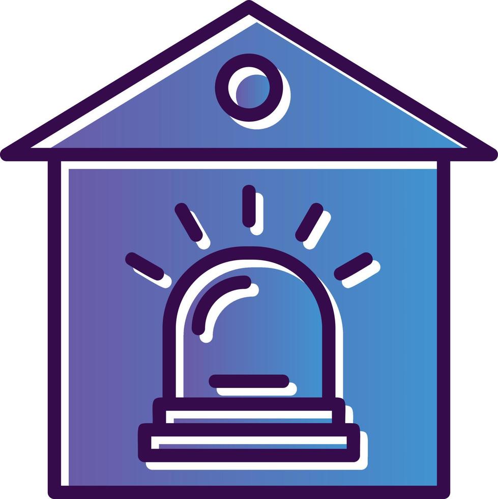 diseño de icono de vector de alarma de seguridad