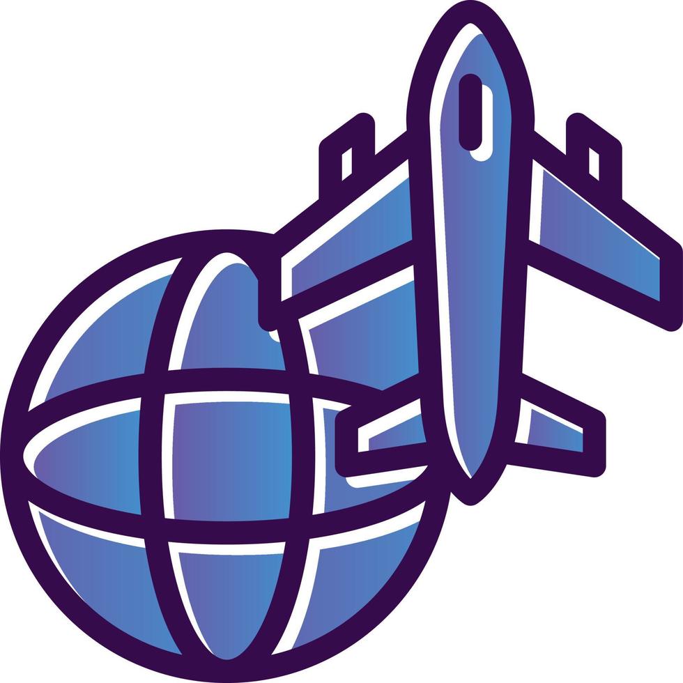 World Tour Vector Icon Design