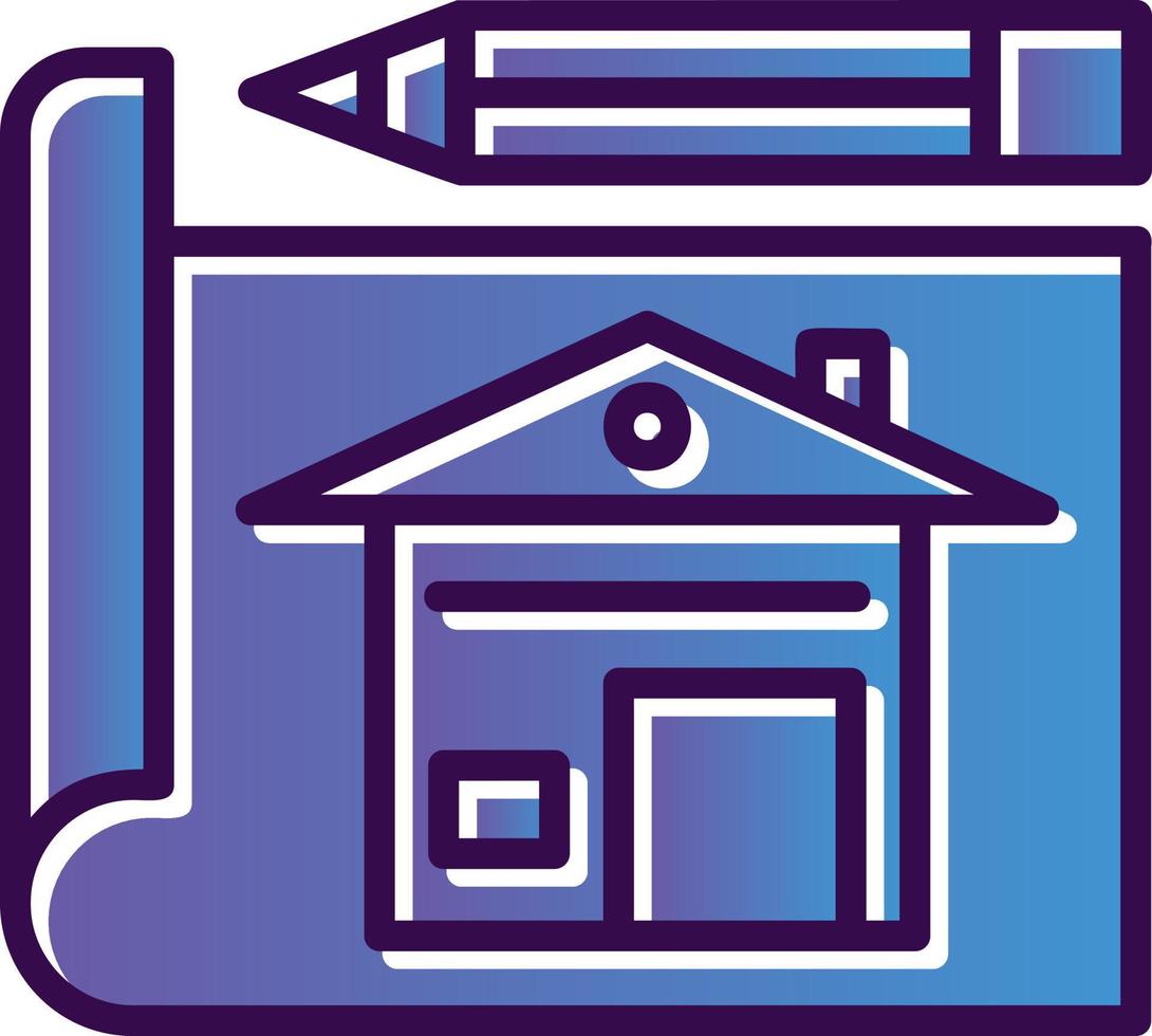 House Plan Vector Icon Design