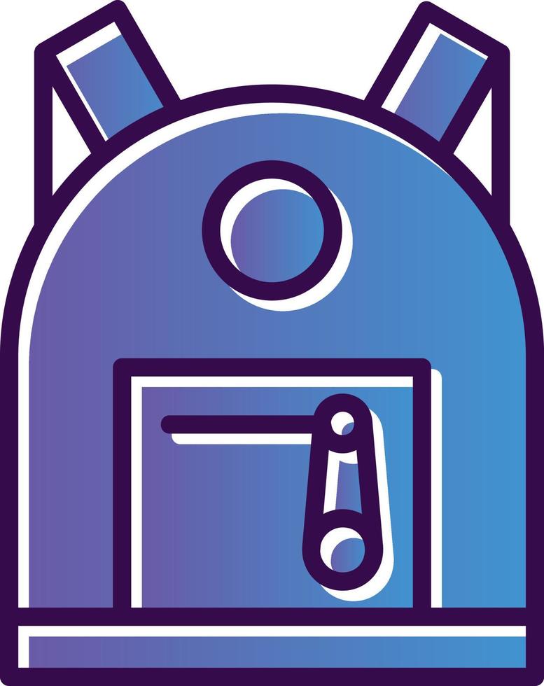 Backpack Vector Icon Design