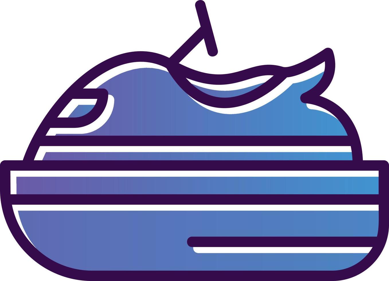 Jet Ski Vector Icon Design