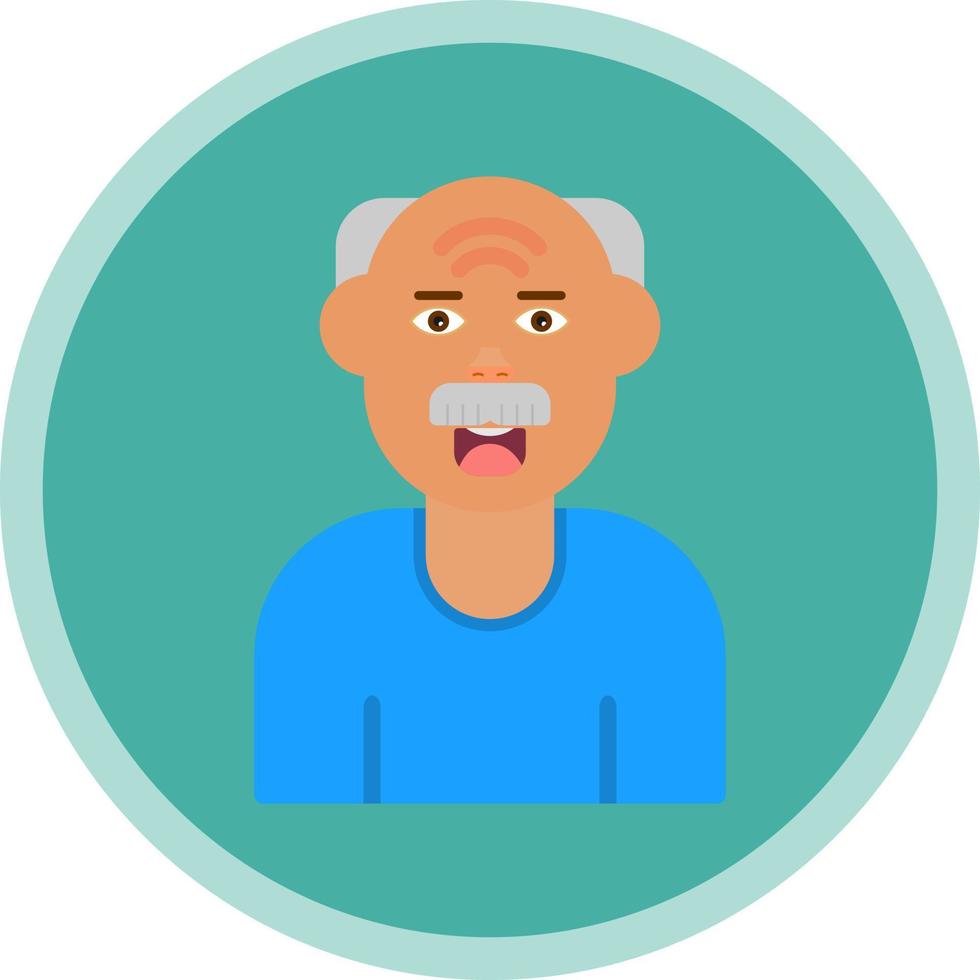 Elderly Vector Icon Design