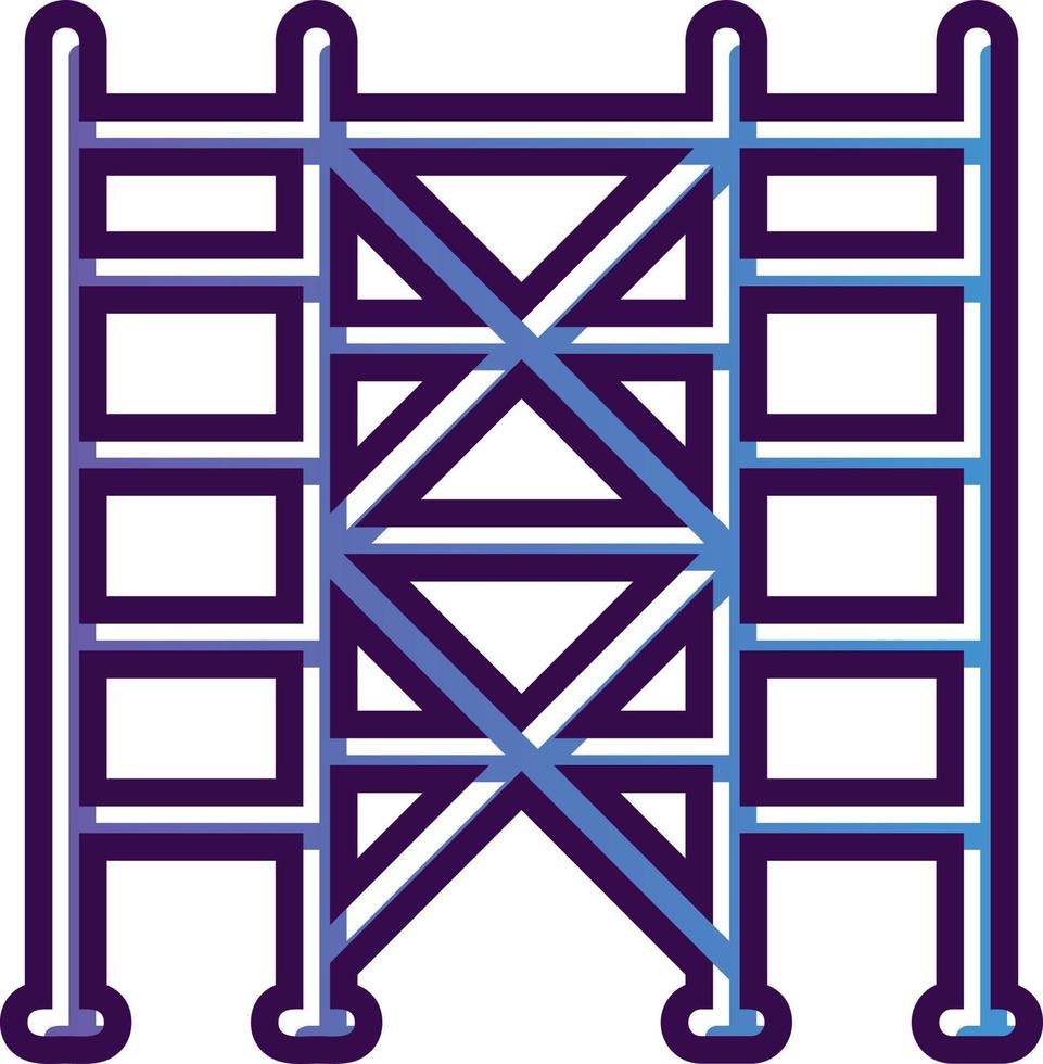 Scaffolding Vector Icon Design