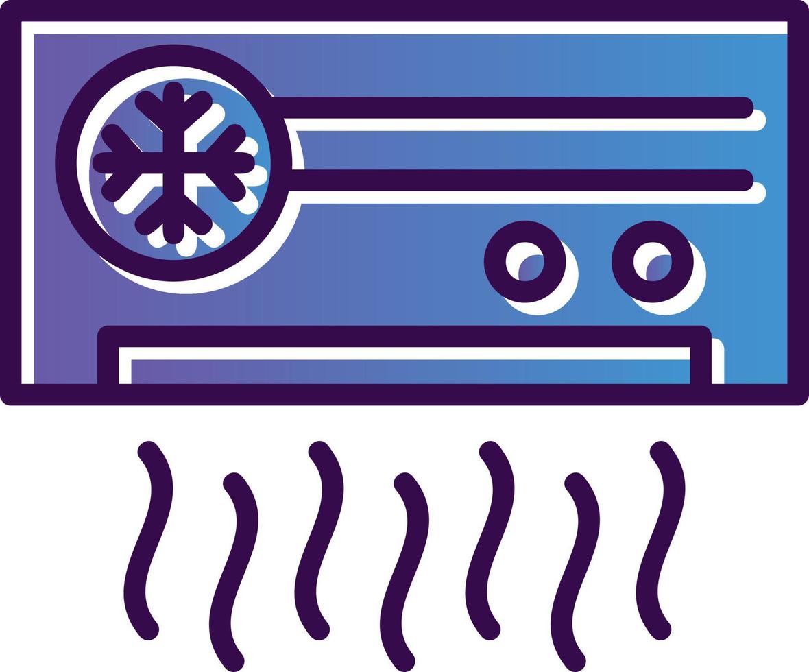 Air Conditioner Vector Icon Design