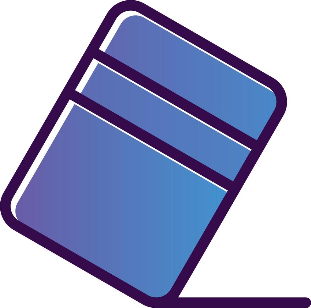 Eraser Vector Icon Design