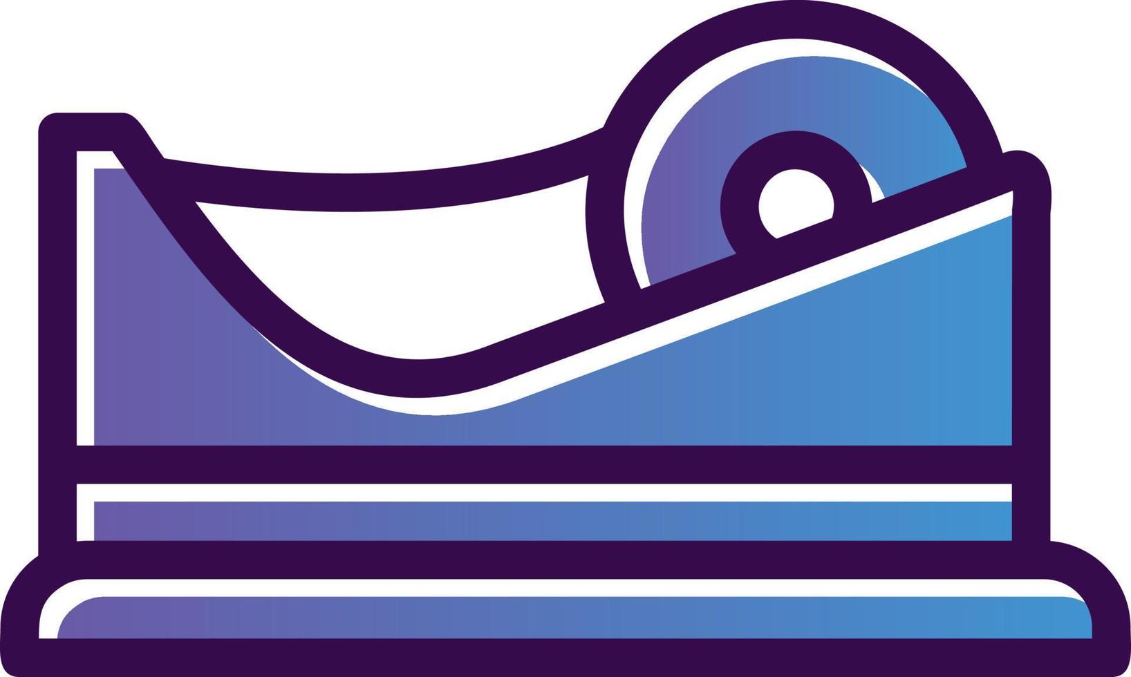 Tape Dispenser Vector Icon Design