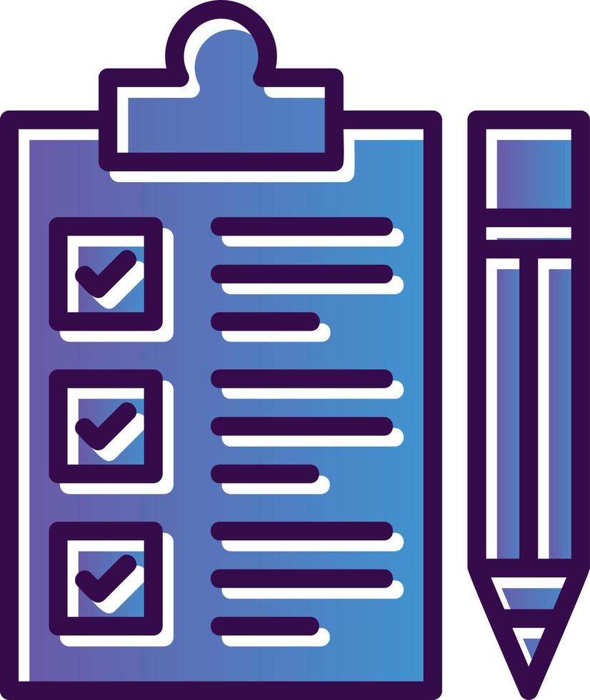 Checklist Vector Icon Design