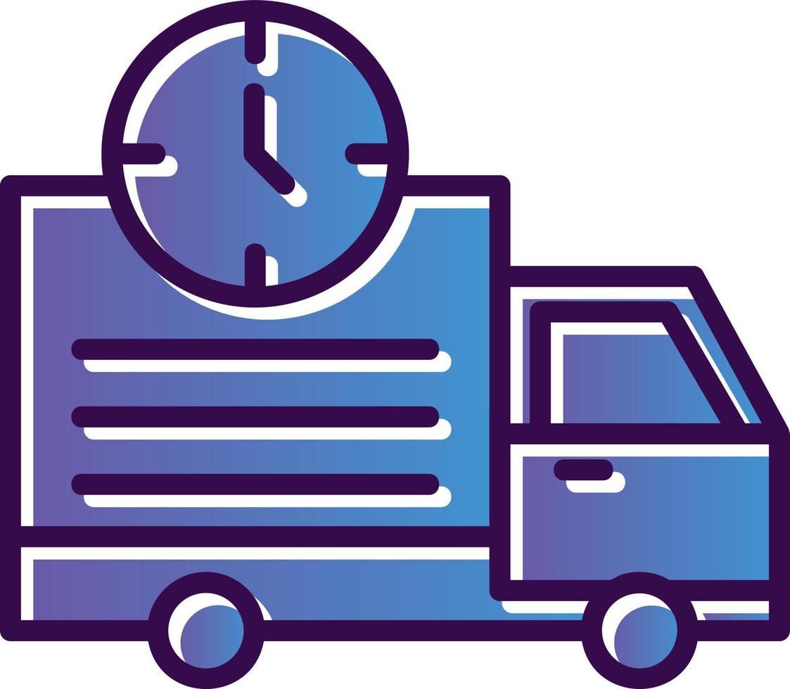 Delivery Time Vector Icon Design