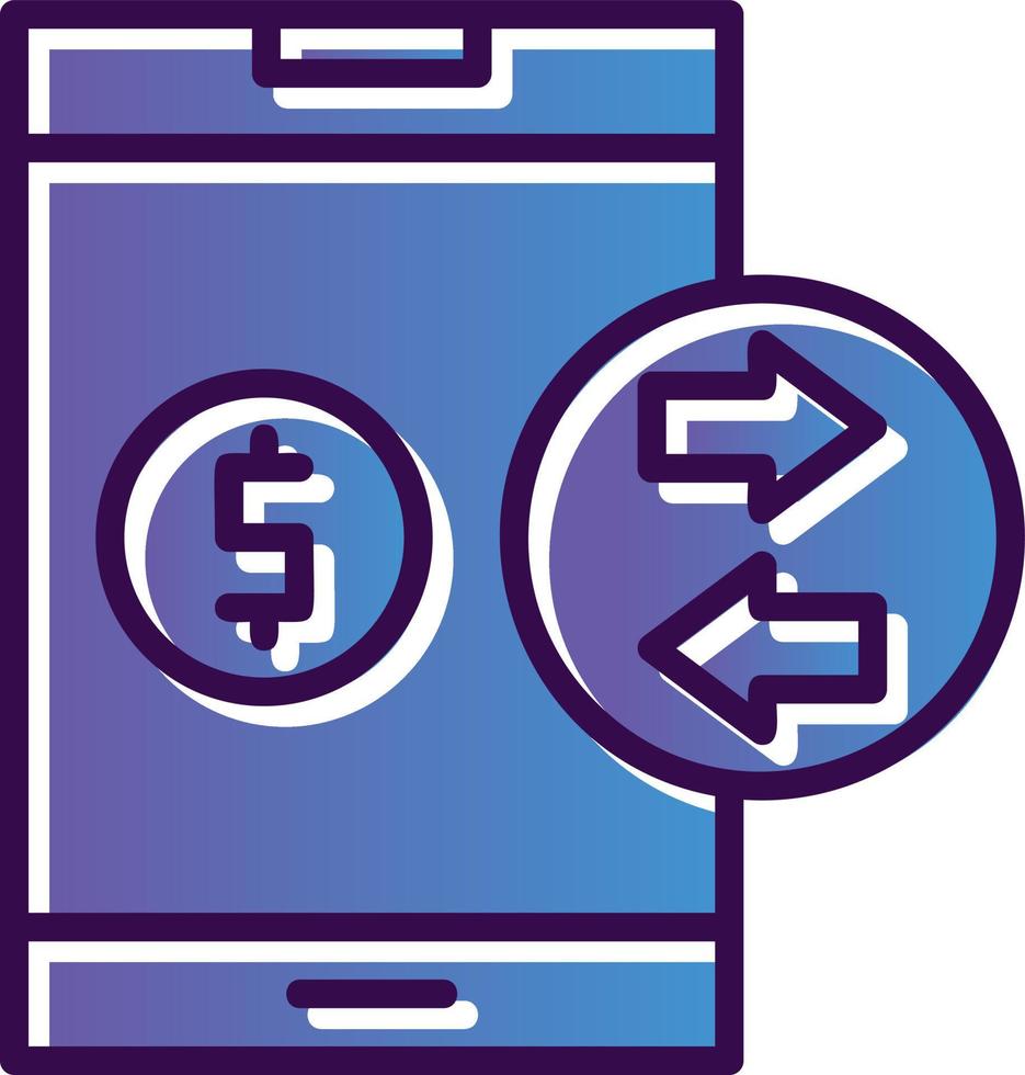 Transaction Vector Icon Design