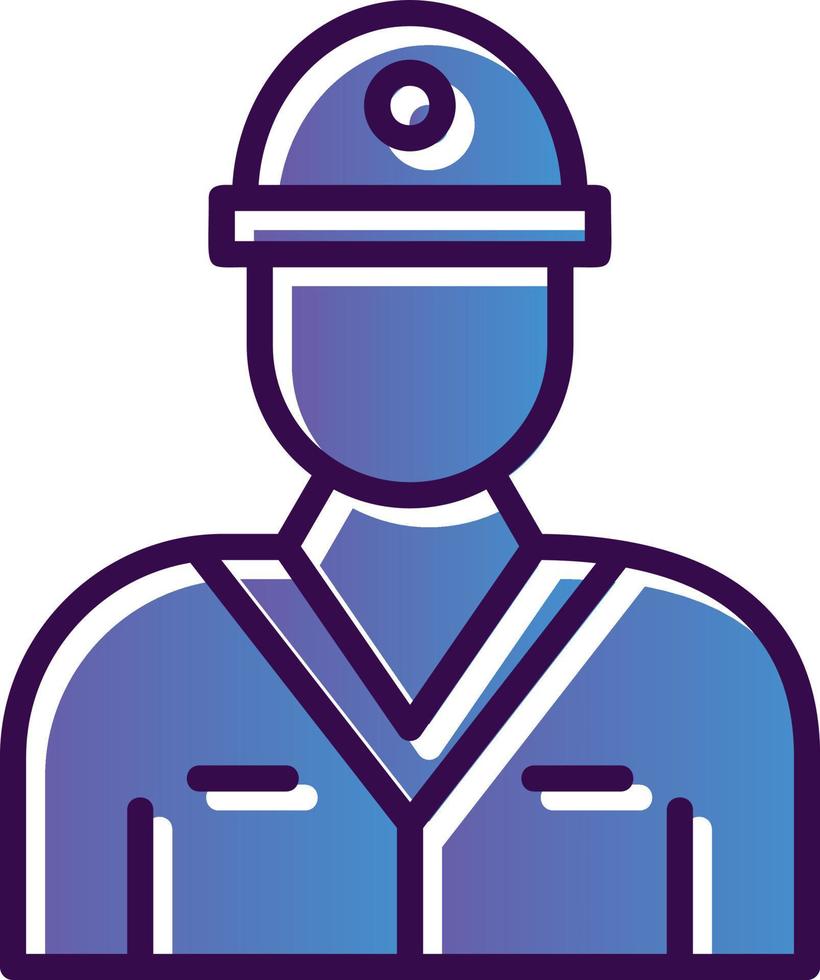 Fireman Vector Icon Design
