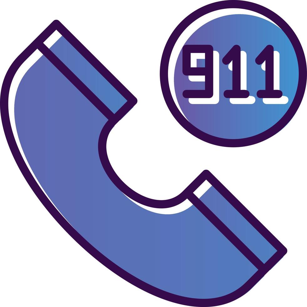 911 Vector Icon Design