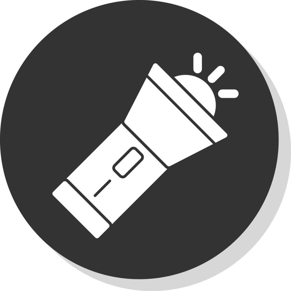 Flashlight Vector Icon Design