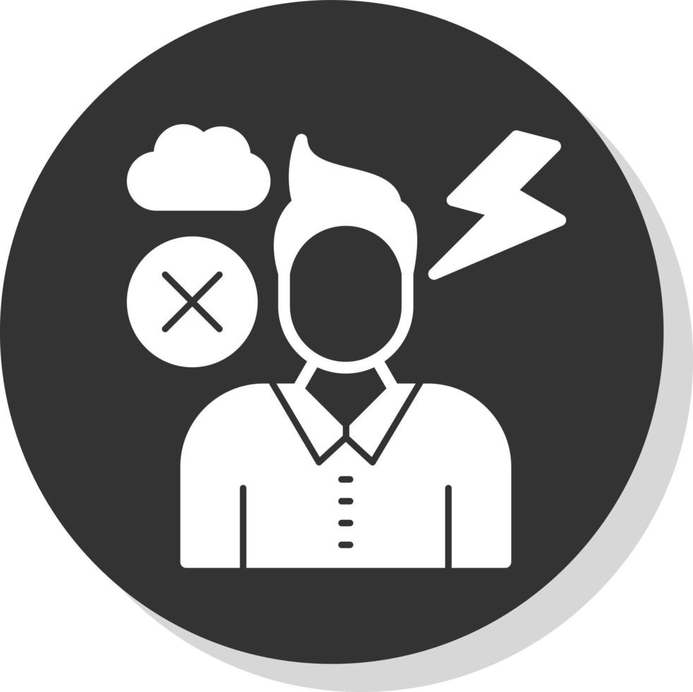 Anxiety Vector Icon Design