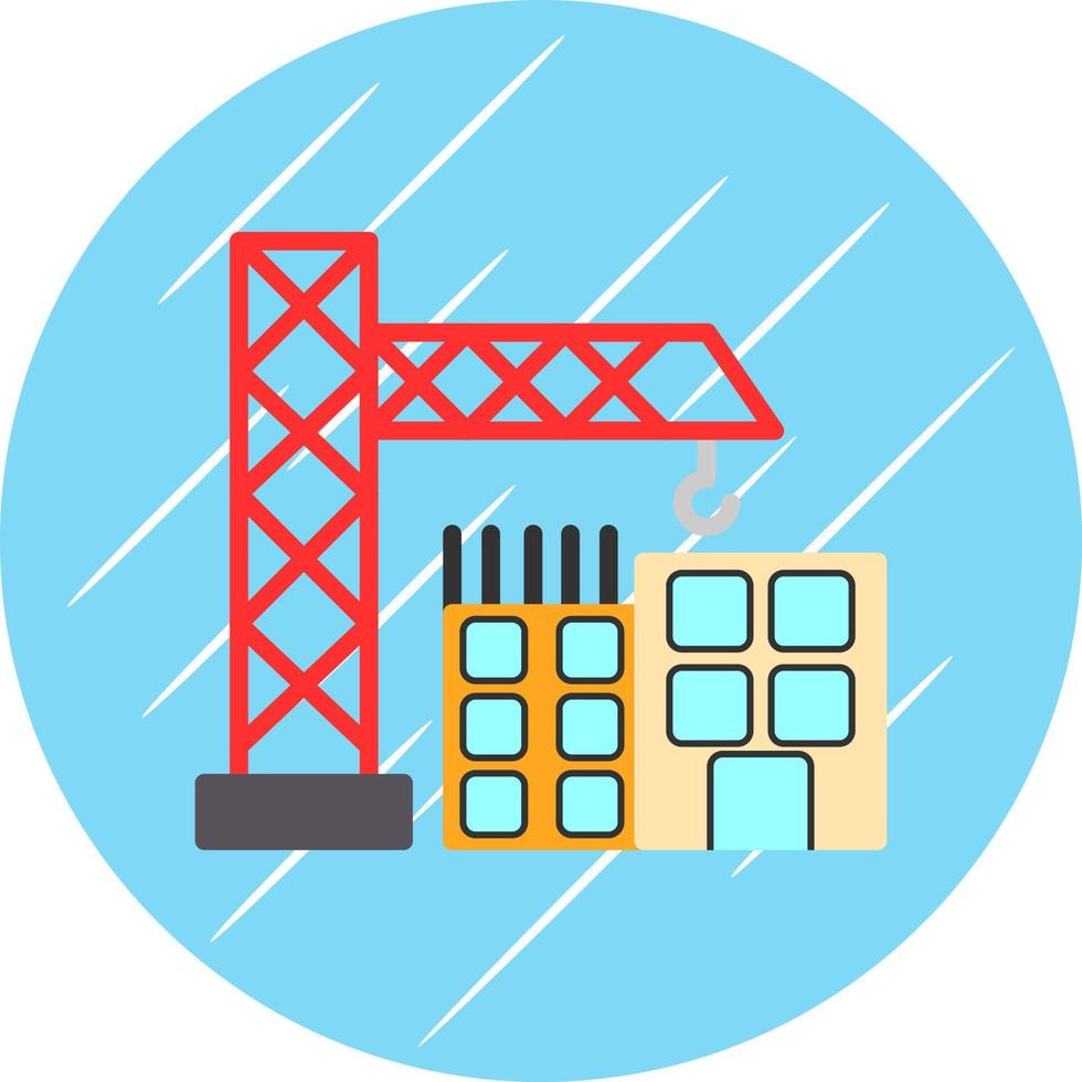 Construction Site Vector Icon Design
