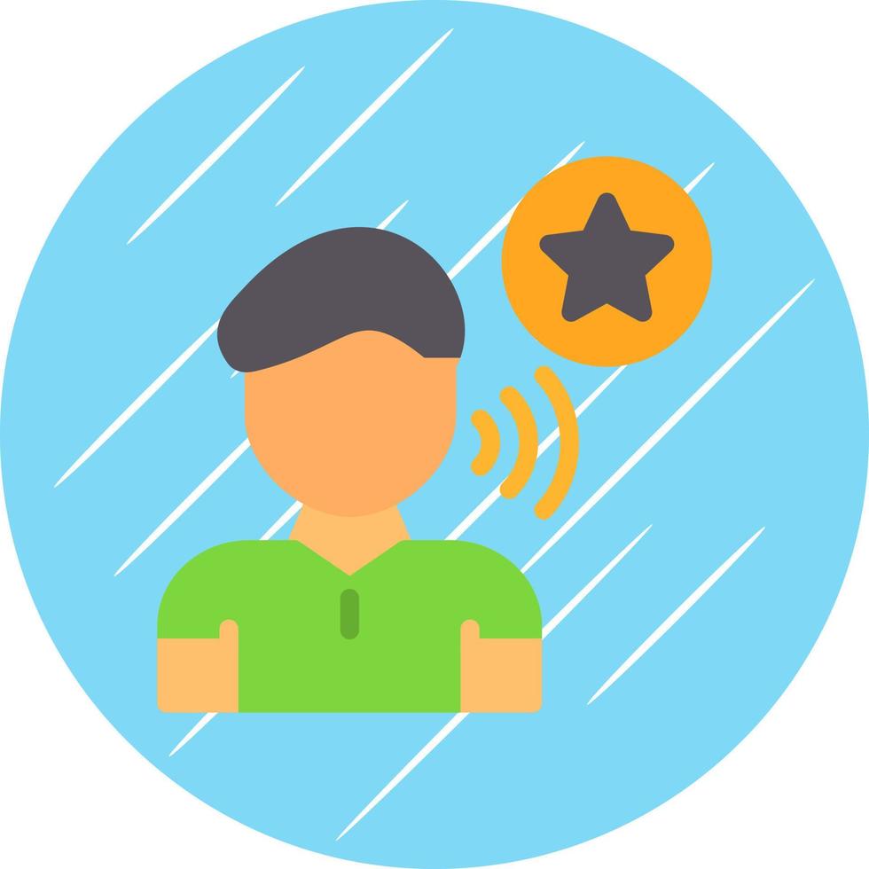 Influencer Vector Icon Design