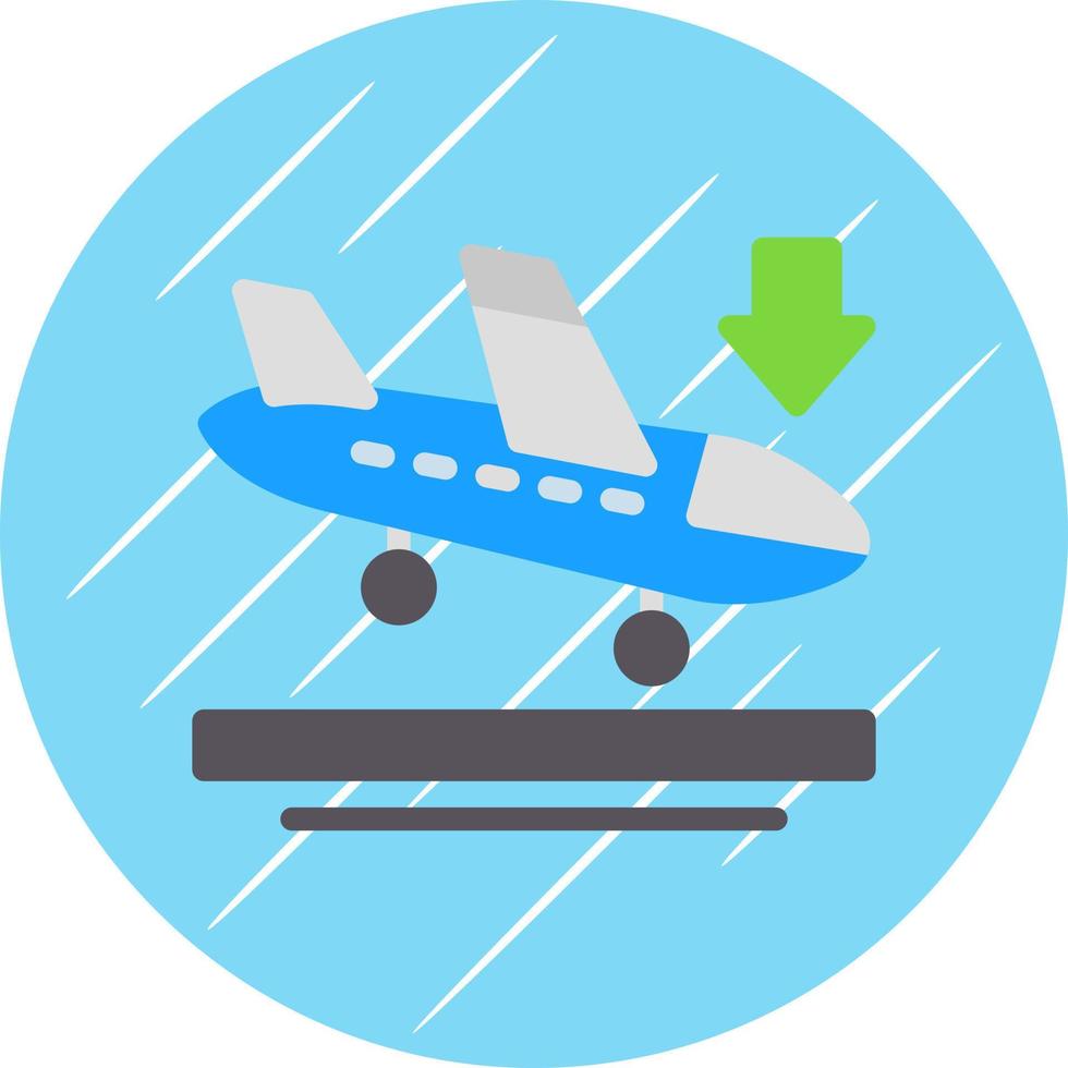 Landing Vector Icon Design