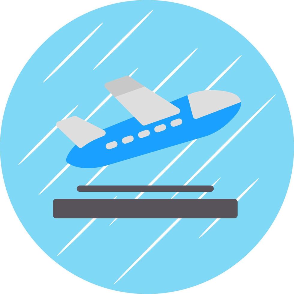 Departure Vector Icon Design